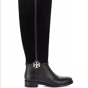 Tory Burch Miller boot with leather and suede